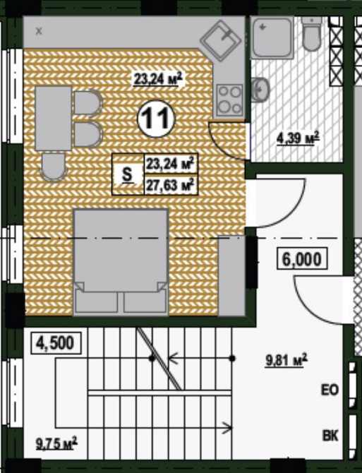Пропозиція з власною терасою , в сучасному будинку Киев - изображение 3