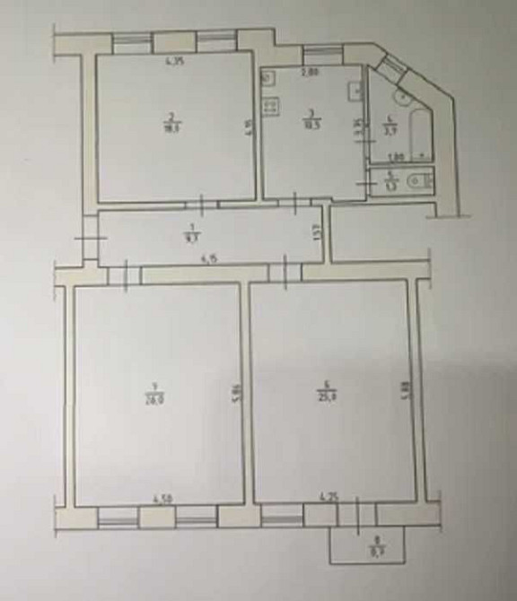 Большая 3 комнатная на Б. Хмельницкого. Одесса - изображение 2