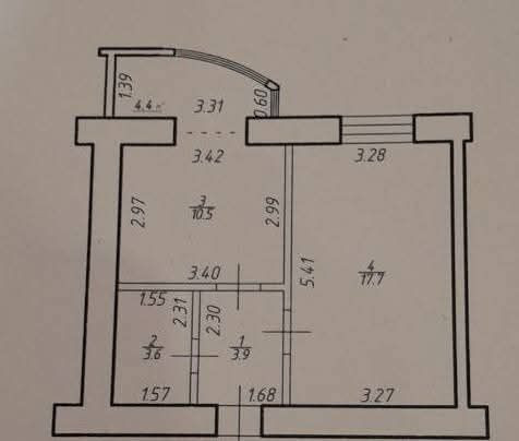 Однокімнатна квартира, ЖК Калинова Слобода Крихівці - зображення 8