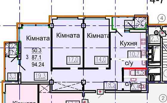 ЖК Авиационная, ШАТИЛОВКА Продам 3 комн. квартиру 95м2 БИЗНЕС-КЛАСС AB Харьков