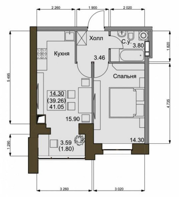 Продам затишну 1к квартиру Софиевская Борщаговка - изображение 7