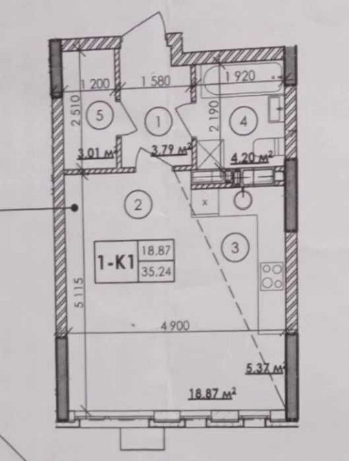 1-к новобудова у ЖК Star Cityб пров. Каунаський здача за півроку. Київ - зображення 1