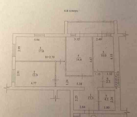 Аналогов нет! ЖК Мира 1, Продам 3 ком квартиру пл 82м2, этаж 4/9ти! A Харків