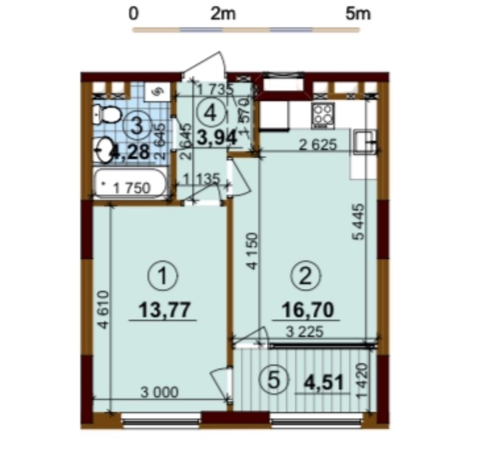 Гарна пропозиція! 1-к квартира 43м2 ЖК Варшавський Плюс Виноградар Киев - изображение 2