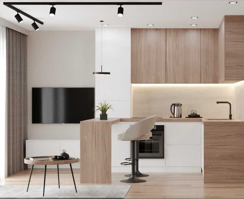 Смарт квартира на 25,1 м2 у КБ "Моя Баварія". Ремонт Петропавлівська Борщагівка - зображення 1