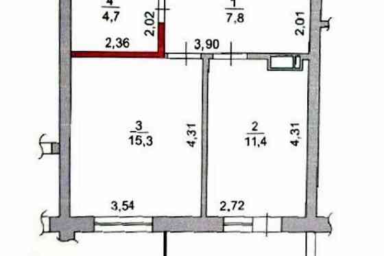 Гарне розташування! 1-к квартира 41м2 ЖК Кришталеві Джерела Киев