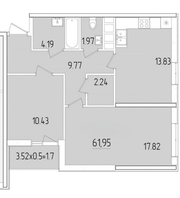 Продам квартиру 60 Жемчужина Кадор Краснова дом сдан 62 метра Одесса - изображение 4