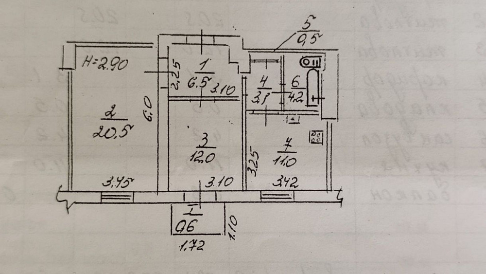 Продам 2х комнатную квартиру в районе пр. Нигояна Дніпро - зображення 1