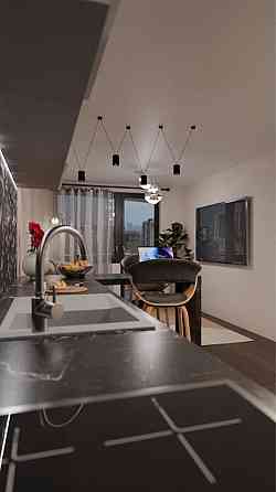 Квартира з терасою в Києві | Смартквартира | 1-кімнатна | Британський Киев