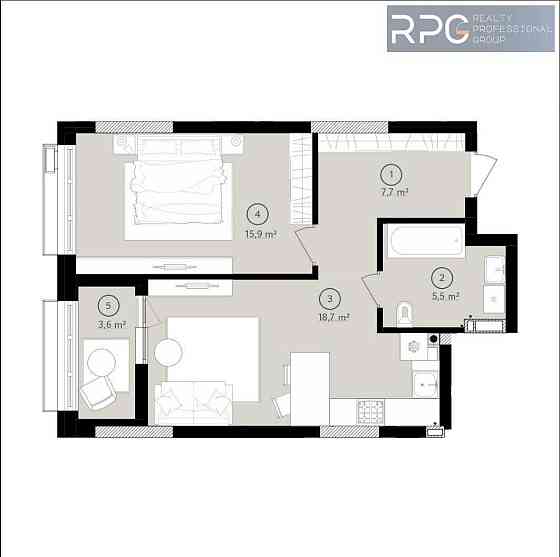 БУДИНОК ЗДАНИЙ 1-квартира 52м² ЖК Будинок на Вавілових Є ГЕНЕРАТОР Киев