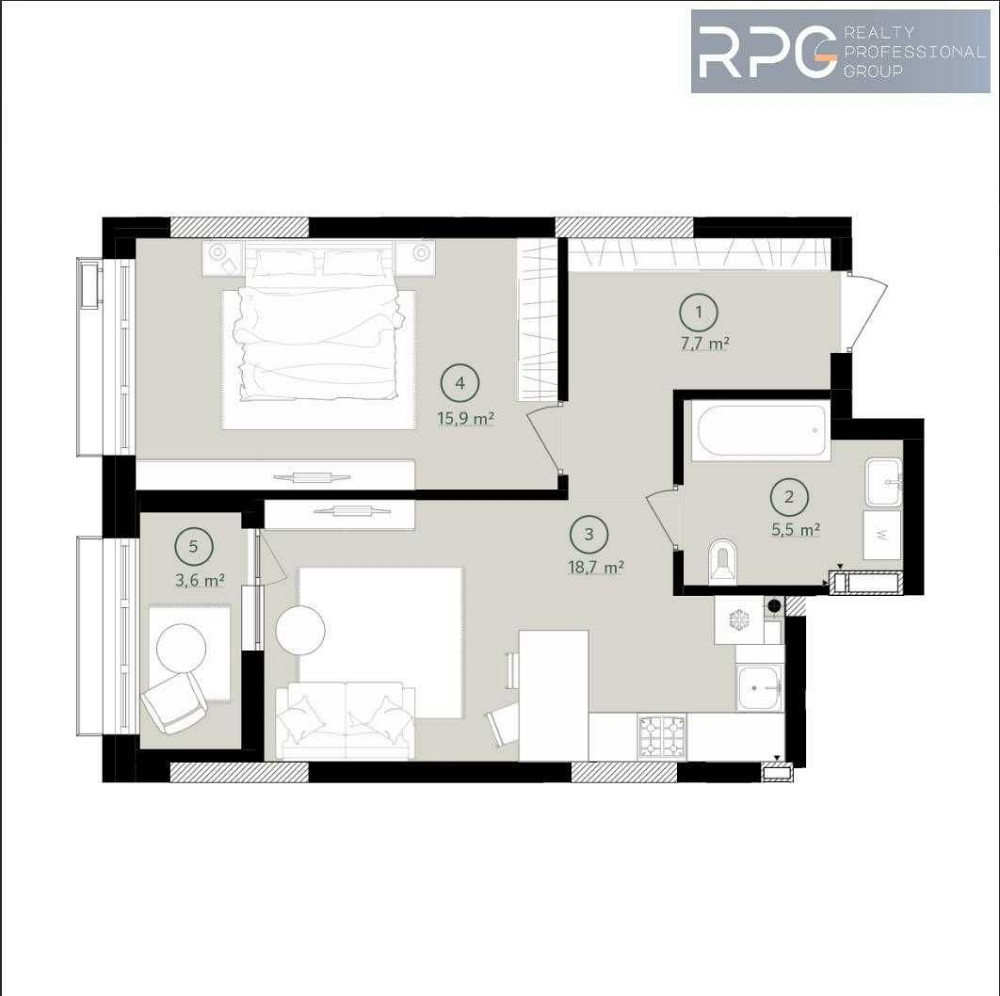 БУДИНОК ЗДАНИЙ 1-квартира 52м² ЖК Будинок на Вавілових Є ГЕНЕРАТОР Киев - изображение 2