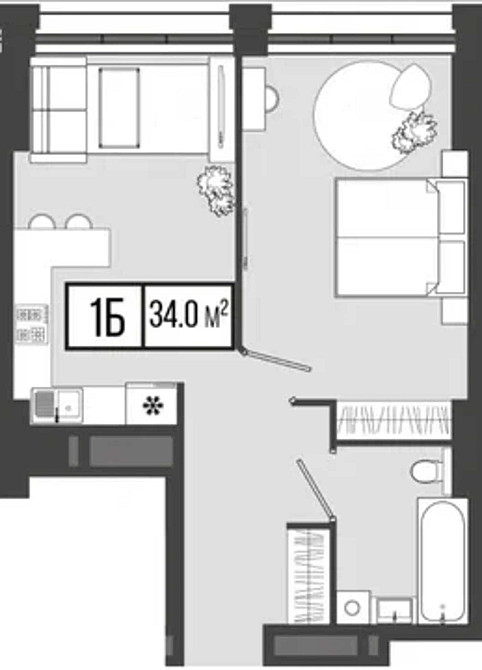 Продам видову 1-кімнатну квартиру ЖК MONT BLAN Дніпро - зображення 8