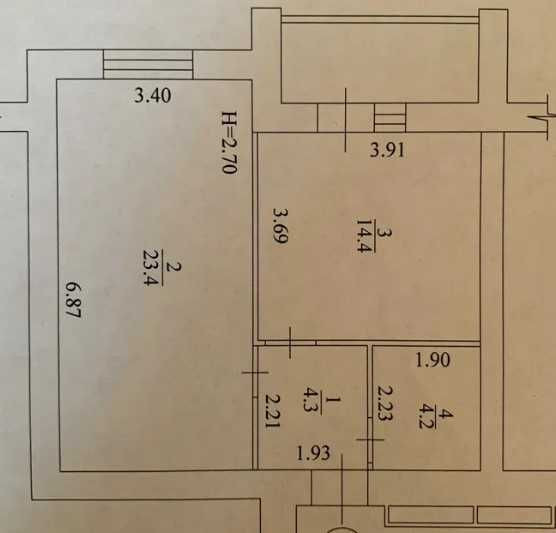 ЖК Рогатинский 1к квартира 49м2 возле метро Центральный Рынок Харків - зображення 2