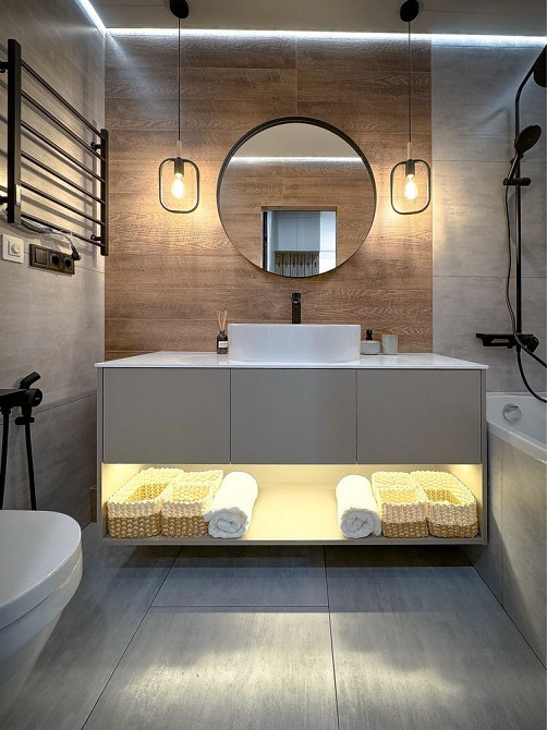 Сучасний ремонт! 1-к квартира 41м2 ЖК Нова Англія Лінкольн Киев - изображение 8