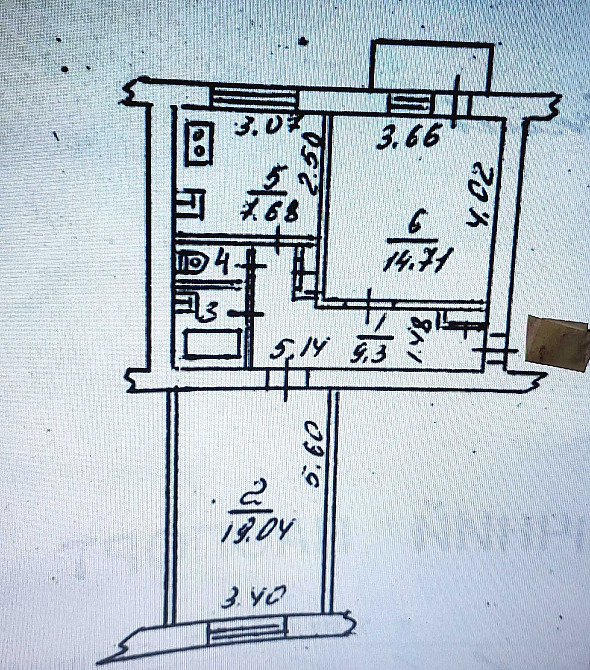 Продаж 2-х к.кв. ЦЕНТР міста вул. Сталеварів буд. 1,  2-й поверх. Запорожье - изображение 1