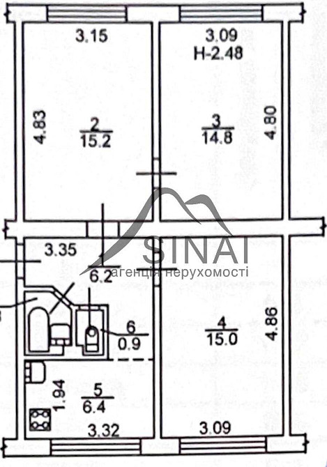 Продам 3-кімнатну квартиру біля парку та посольства, Шевченківський Киев - изображение 6