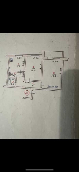 2к Південно-Західний під РЕМОНТ ID35118 Хмельницкий - изображение 6