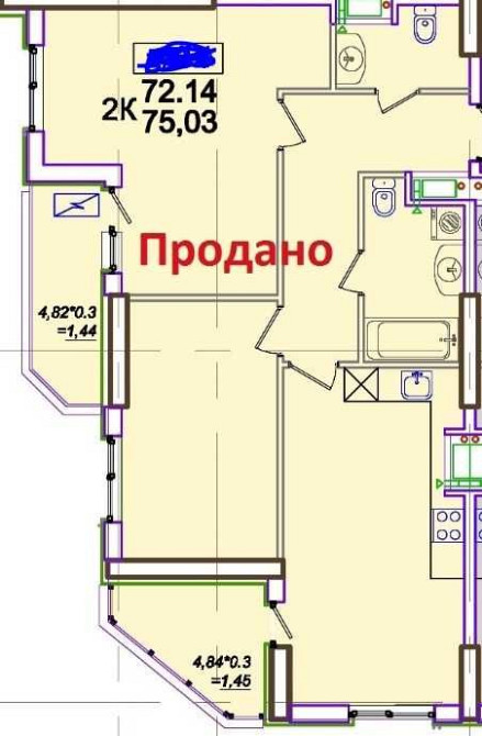 Аркадия ЖК Родос 2 радельніе с балконами Одеса - зображення 8