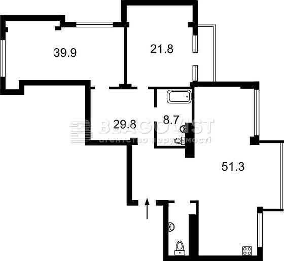 Продаж 3к квартири, Верхогляда Андрія  , 160 м Киев