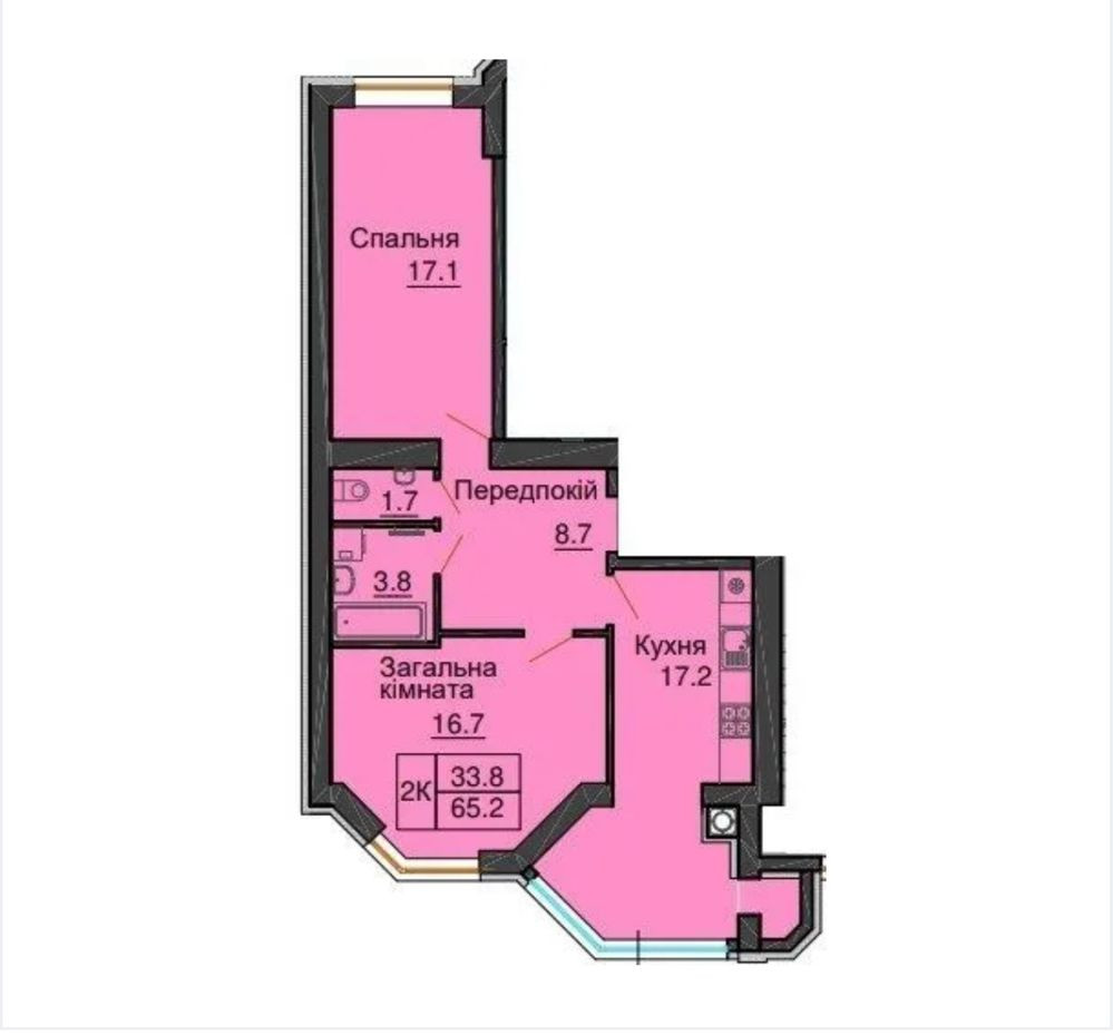 2-комнатная квартира София Нова собственник Киев - изображение 1