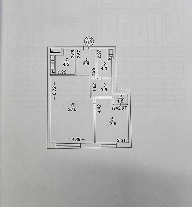 2к квартира ЖК Трініті (TRIIINITY) вул В Тютюнника, 39/2 Печерськ Київ - зображення 1