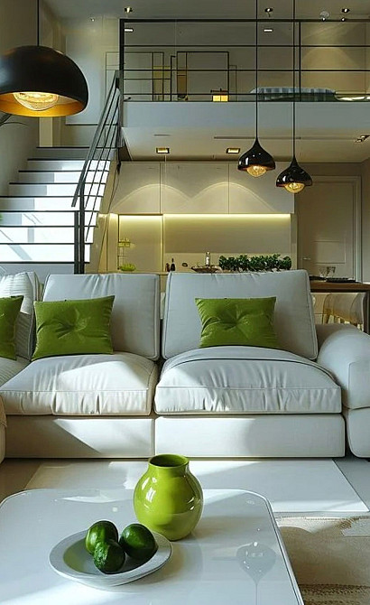 Пространство на Дачной 2х уровневая квартира с патио! Одесса - изображение 2