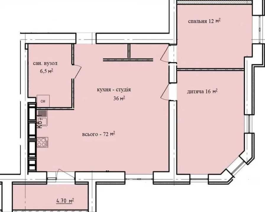 ДОМ СДАН! ЛУЧШАЯ ЦЕНА! ЖК Левада, Продам 2 комн квартиру 71м2 ЦЕНТР AB Харків - зображення 1