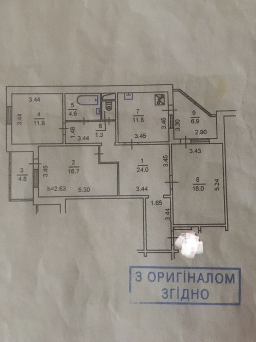 Без комиссии ‼️ Продаж квартири на Позняках 100м2 Григоренко 1 Киев - изображение 4
