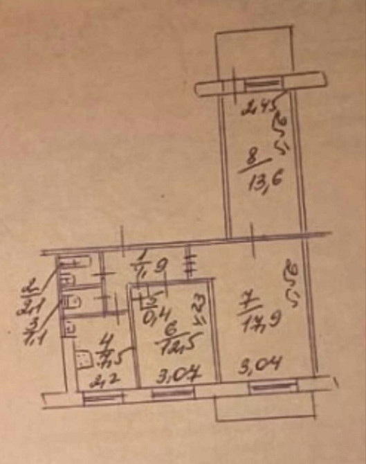 Продам 3х ком Победа 36000$ Дніпро - зображення 8