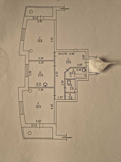 61 тыс.$ ‼️‼️2к. КВАРТИРА В НОВОСТРОЕ / Жилстрой -2 /Сухумская / Центр Харків - зображення 6