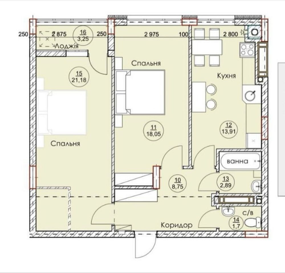 Продаж 2-кім квартри в зданому буднку Львов - изображение 6