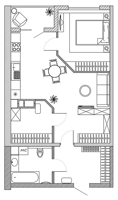 1-комнатная квартира в ЖК Олимпийский, Парк Победы/Аркадия/пр.Шевченко Одеса - зображення 3