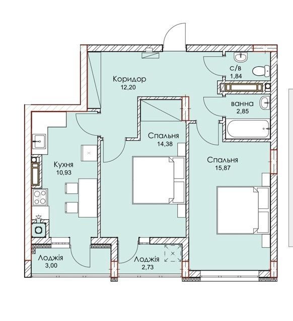 Продаж 2-кім кв в зданому будонку Львов - изображение 2