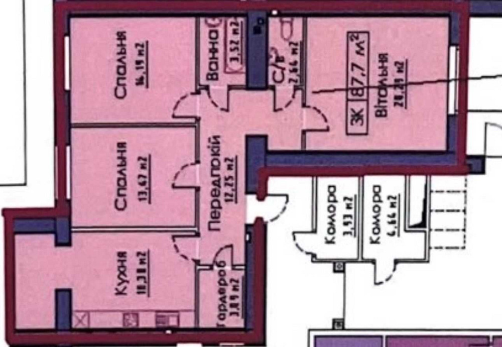 ПРОДАЄТЬСЯ квартира можливо під житло так і комерцію Ивано-Франковск - изображение 3