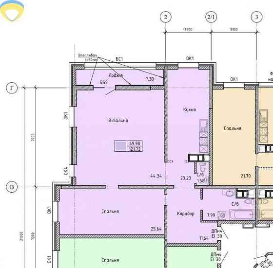 Продається 3-к квартиру у новобудові бізнес-класу ЖК "Олімпійський" Одесса