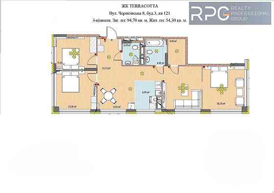 Продаж 3к квартири жк Terracotta розтермінування і єоселя Вирлиця 5 хв Киев