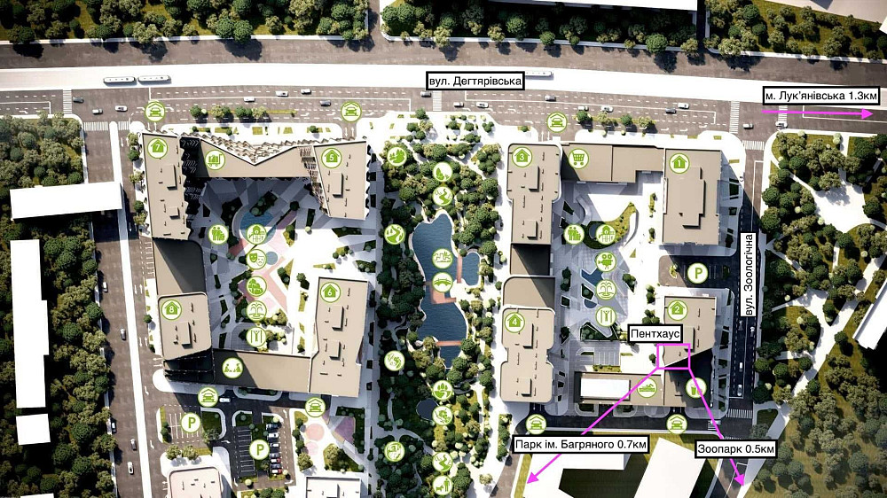 Ексклюзивний пентхаус в ЖК Creator City 178м2 з терасою на даху 76м2 Киев - изображение 3