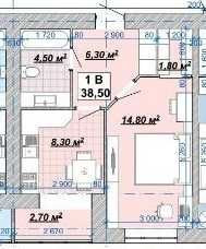 Продаж квартири, Центр міста, 1-кімнатна, КНЯГИНЕН Ивано-Франковск - изображение 1