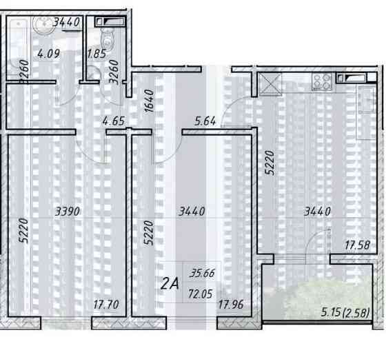 ЖК Деснянський шикарна квартира 72м Троещіна Киев