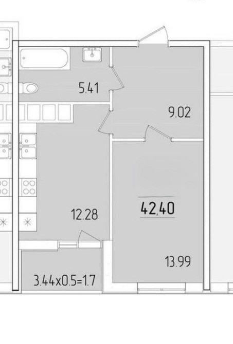 Средний этаж. 1комн в Жемчужине на Краснова Одесса - изображение 5