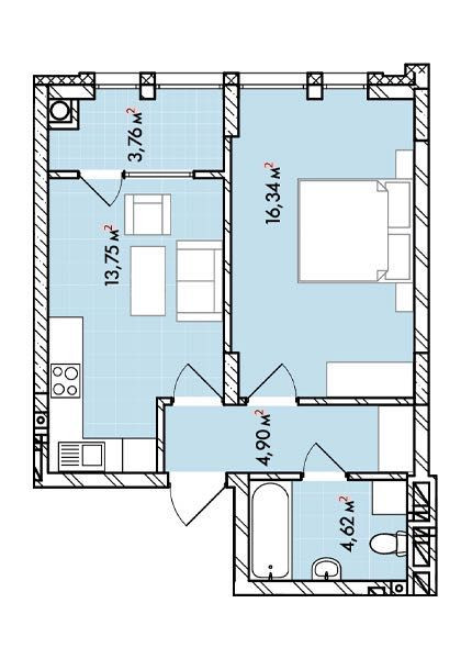 ЖК Софіївка 1 кімнатна Львів - зображення 3