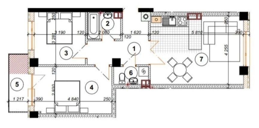 Продаж 2 кімн квартири, кухня студія в ЖК Park Residents поруч озера Ивано-Франковск - изображение 8
