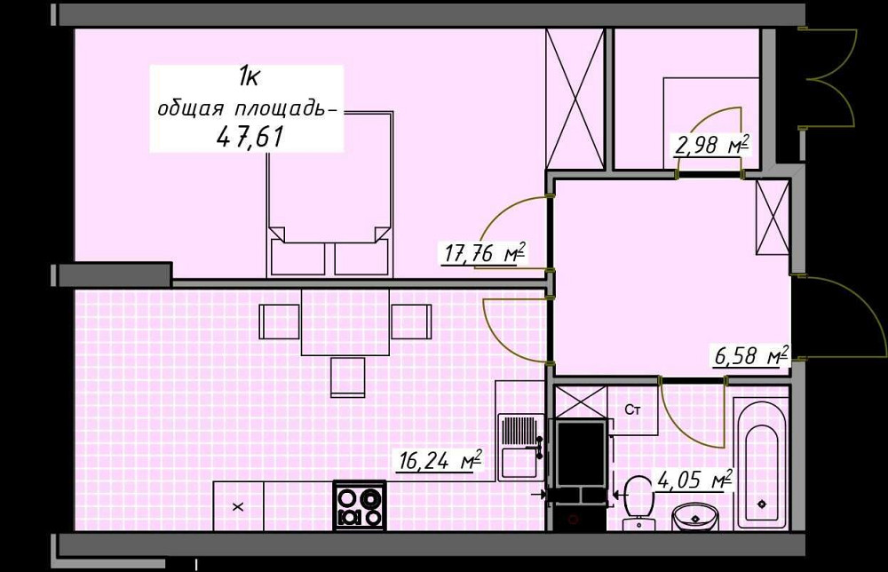 Дом сдан! ЖК Атмосфера 47.61 метров, Аркадия Одеса - зображення 2