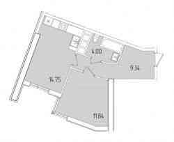 Однокомнатная квартира в КадорСити Одеса