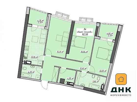 Большая трехкомнатная квартира с видом на море в ЖК "Атмосфера" Одеса