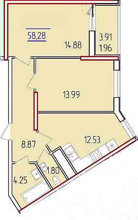 1к на Краснова. Вид во двор Одесса