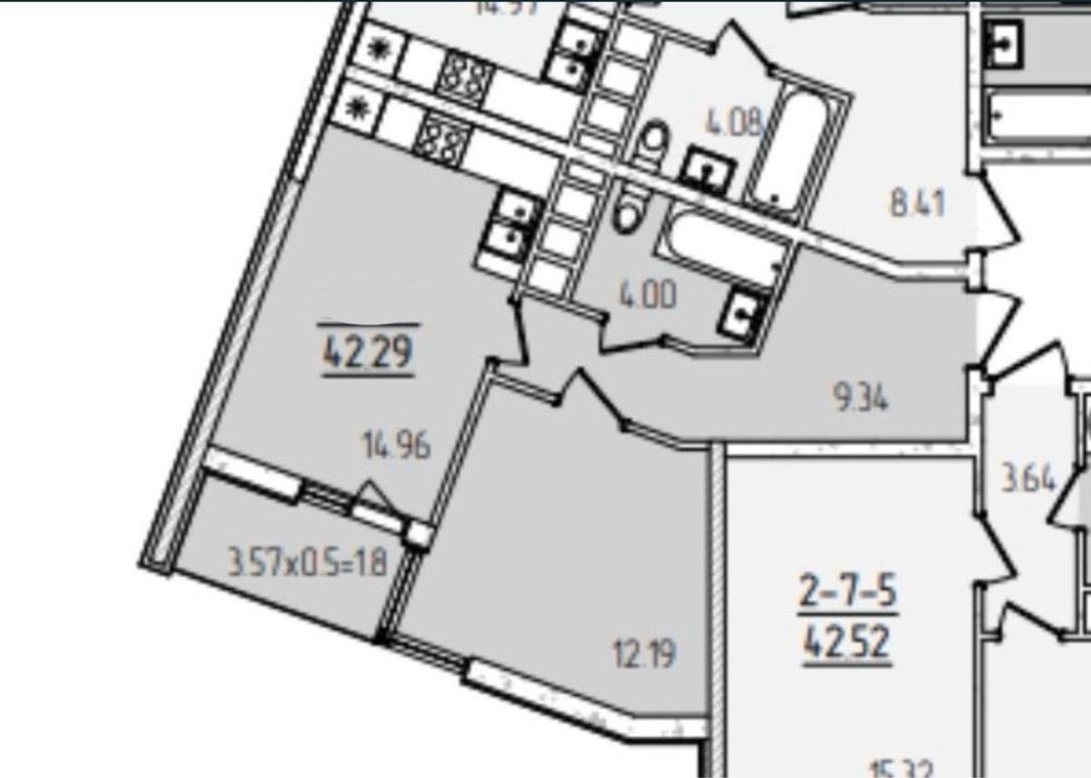 Однокомнатная квартира в Кадоре на Краснова Одеса - зображення 2