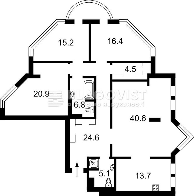 вул. Мишуги,  2, Позняки, 4-х кімнатна, Продаж Київ - зображення 7
