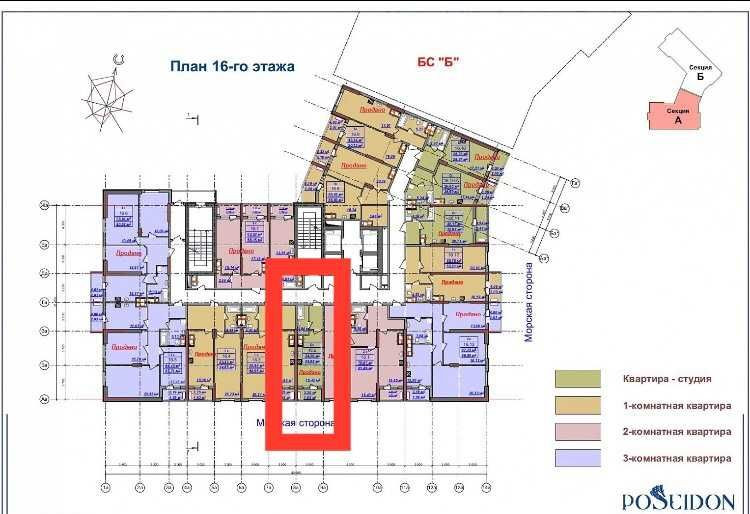жк Посейдон, квартира біля моря Одеса - зображення 5