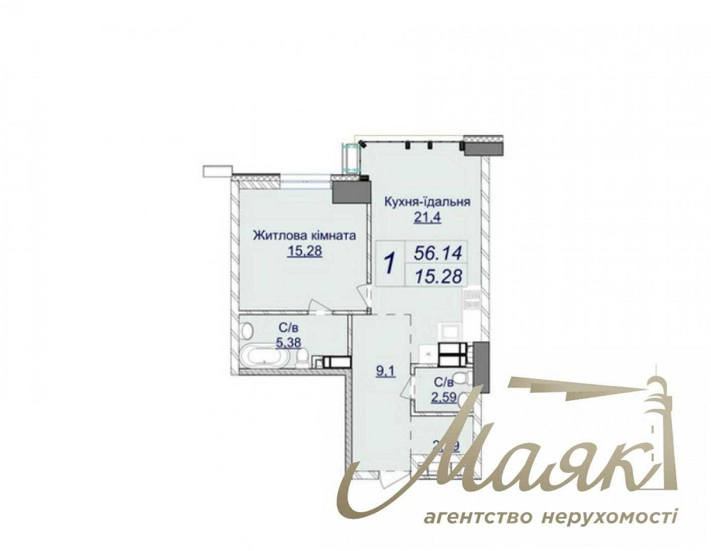 Продажа квартиры 56м2 в ЖК "Новопечерские липки" Драгомирова , Печерск Київ - зображення 6